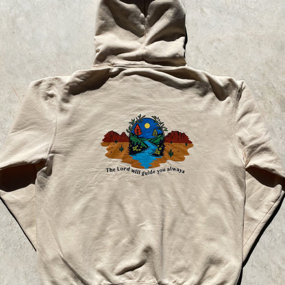The Lord will guide you always hoodie
